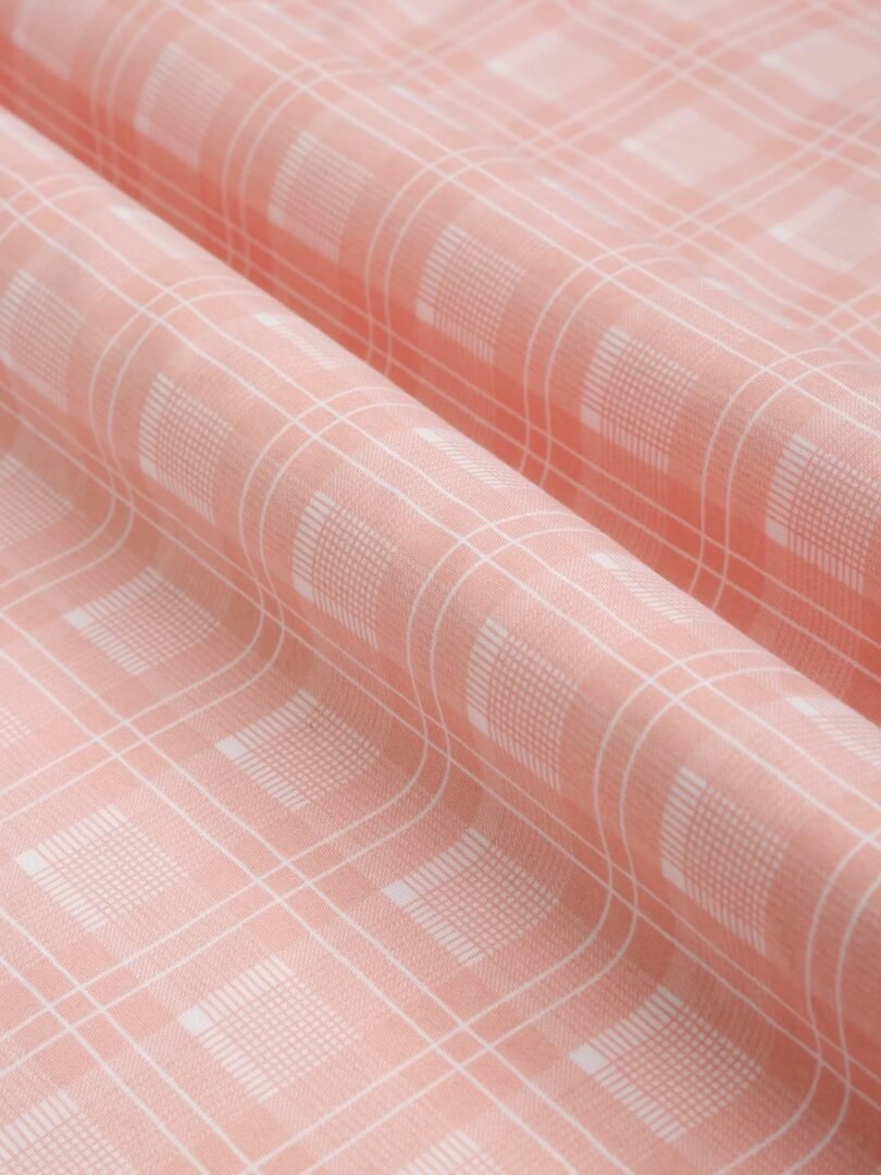 ACKROSS bedsheet, Fusion Collection, Ultra-Soft Microfiber Bedsheet – Durable, Wrinkle & Stain Resistant, 229x274 cm (Pastel Pink) - Image 6