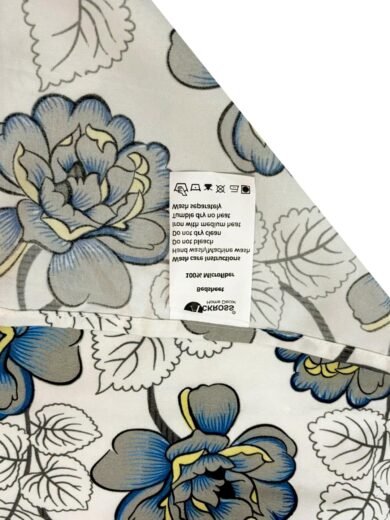 ACKROSS Queen bedsheet, Blossom Royale Collection, Super Soft Microfiber with Premium Fabric, 225 cm x 254 cm (White) - Image 6