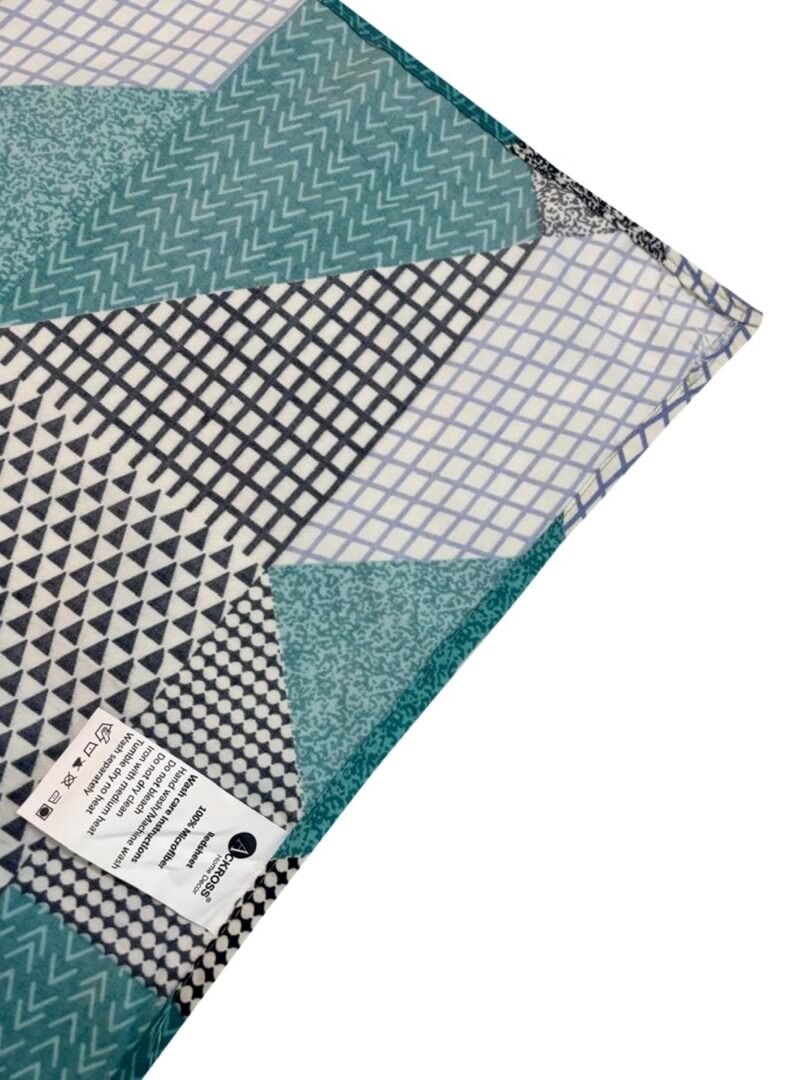 ACKROSS Queen bedsheet, Blossom Royale Collection, Super Soft Microfiber with Premium Fabric, 225 cm x 254 cm (Green) - Image 6