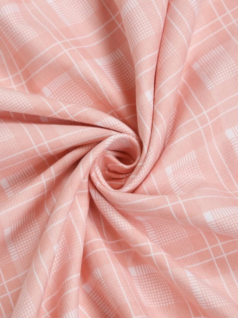 ACKROSS bedsheet, Fusion Collection, Ultra-Soft Microfiber Bedsheet – Durable, Wrinkle & Stain Resistant, 229x274 cm (Pastel Pink) - Image 4