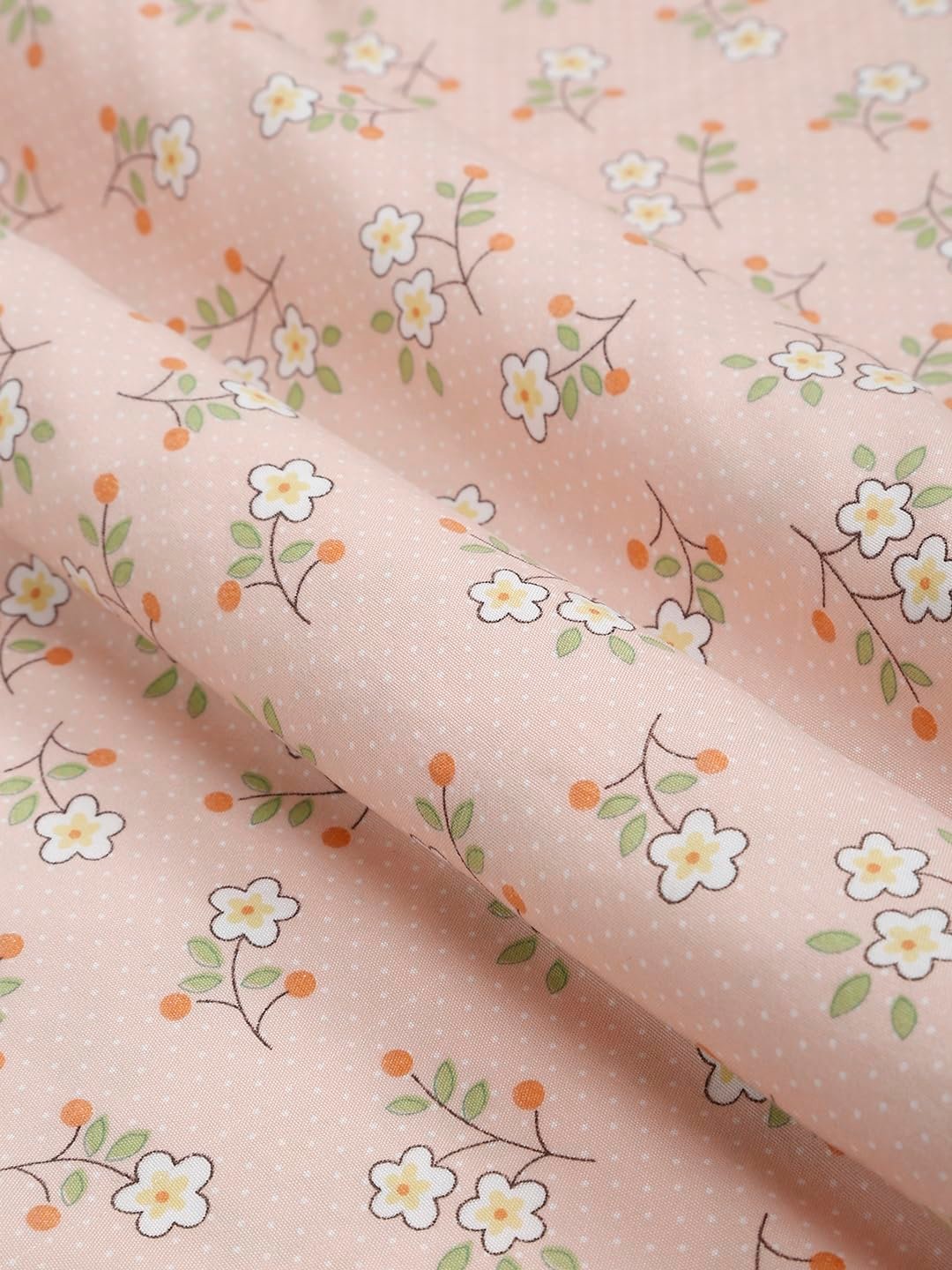 ACKROSS bedsheet, Fusion Collection, Ultra-Soft Microfiber Bedsheet – Durable, Wrinkle & Stain Resistant, 229x274 cm (Coral Peach) - Image 6