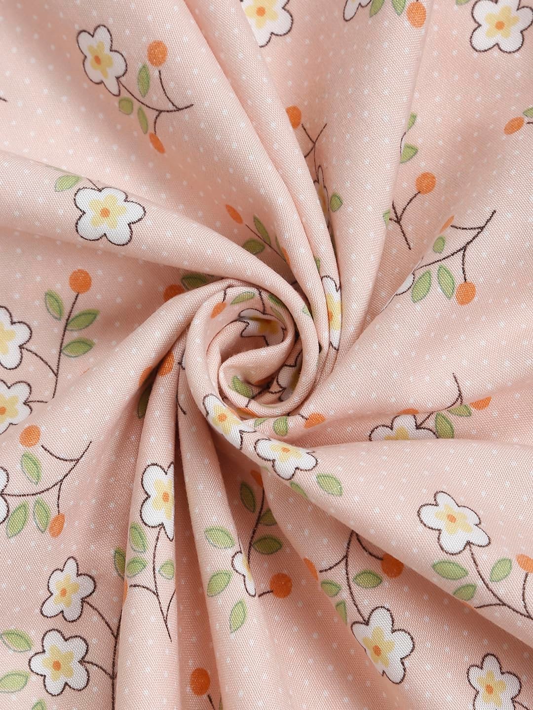 ACKROSS bedsheet, Fusion Collection, Ultra-Soft Microfiber Bedsheet – Durable, Wrinkle & Stain Resistant, 229x274 cm (Coral Peach) - Image 4