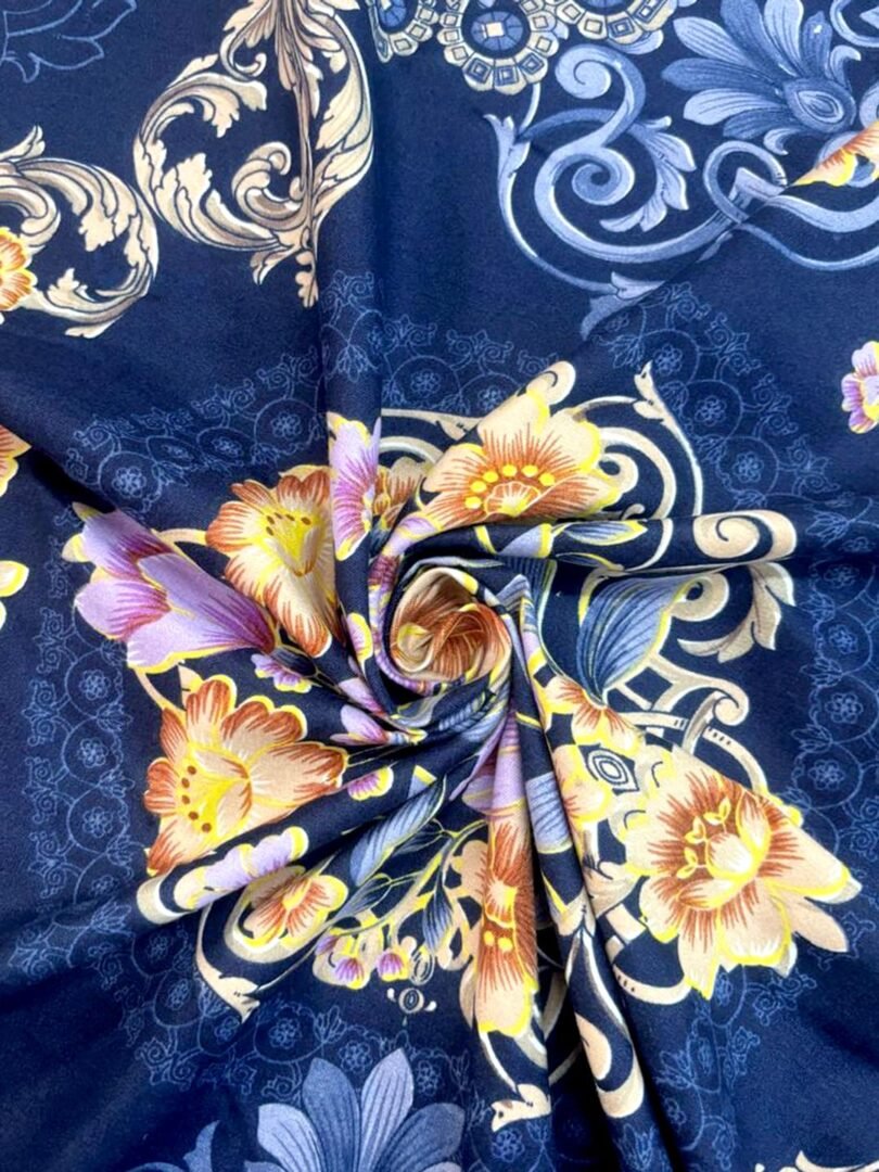 ACKROSS Queen bedsheet, Blossom Royale Collection, Super Soft Microfiber with Premium Fabric, 225 cm x 254 cm (Blue) - Image 3