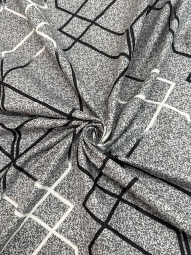 ACKROSS Queen bedsheet, Regal Collections, Super Soft Microfiber Bedsheet with Premium Fabric, 225 cm X 254 cm (Grey) - Image 4