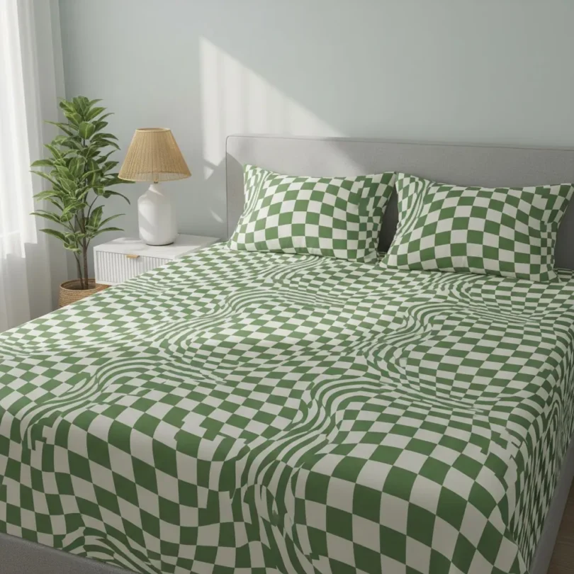Ackross Bedsheets -  Green