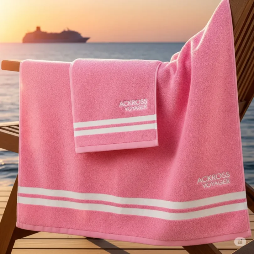 Voyager Towels-Pink